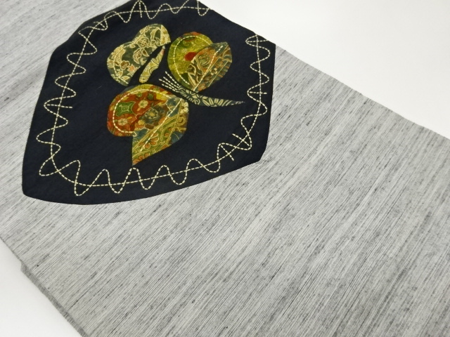 JAPANESE KIMONO / TSUMUGI KIRI-SHIT-SASHIKO KARABUKA-TARABUKA-TARABUKA